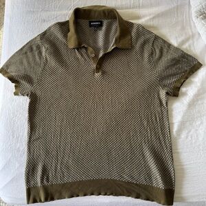 Bonobos Olive and Beige Polo Shirt